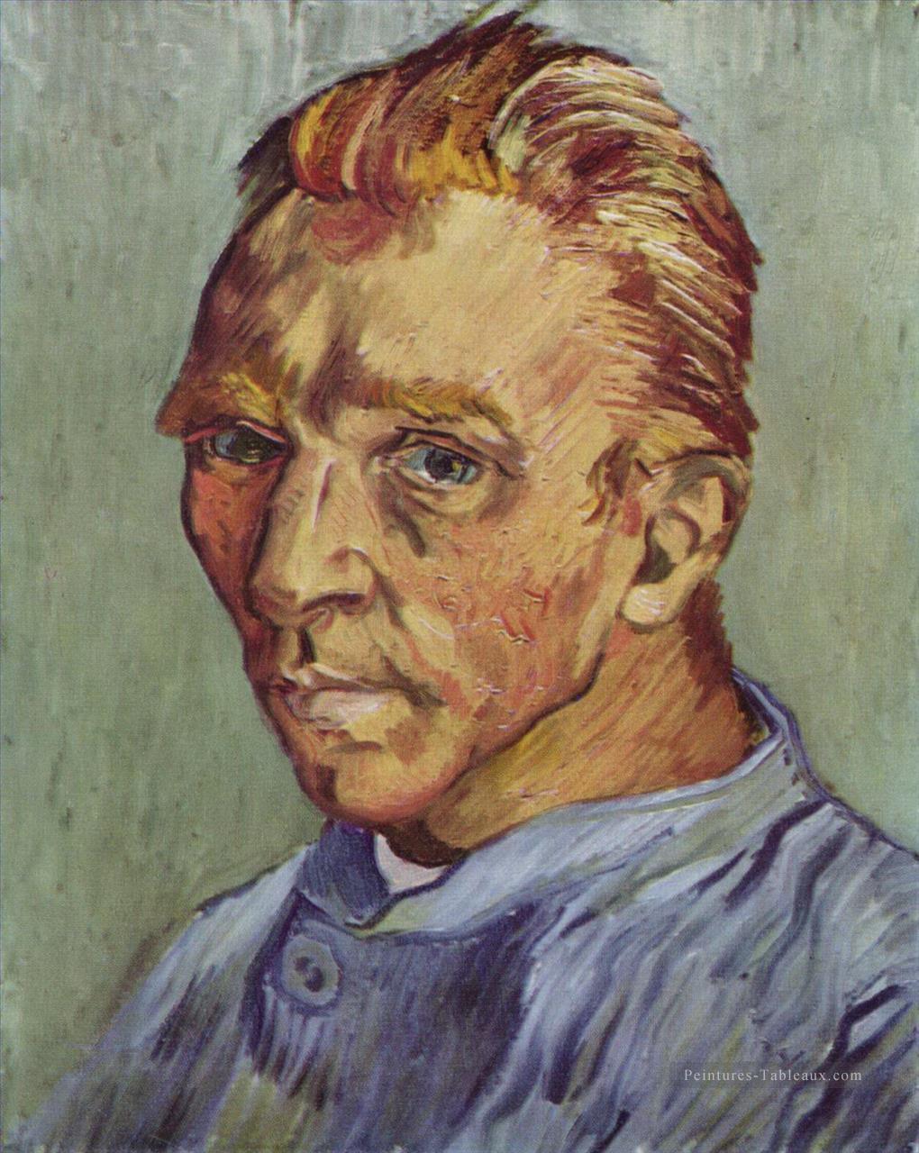 Autoportrait 1889 Vincent van Gogh Peintures à l'huile